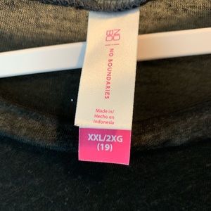 XXL Black, Sheer crop top